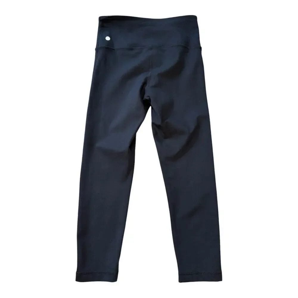 NWOT Zella Women's‎ High-Waisted Crop Leggings Black XS Yoga Running Activewear